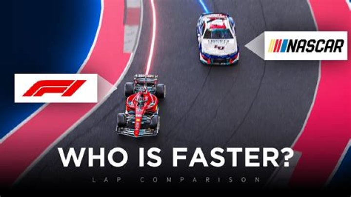 Are Formula 1 cars faster than NASCAR?