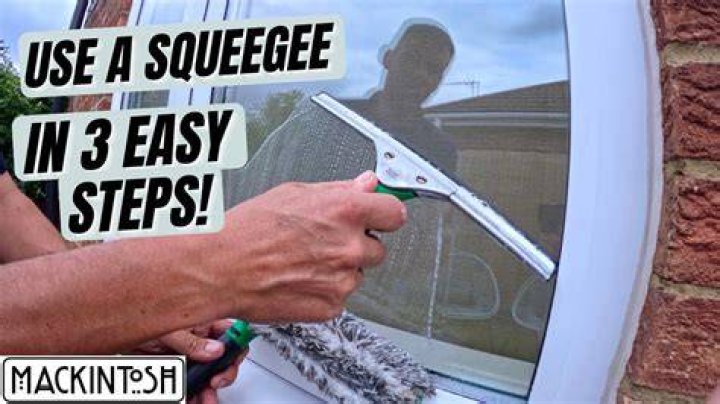 Can a squeegee scratch windows?