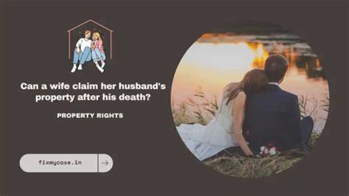 Can divorced wife claim husband's property after his death?