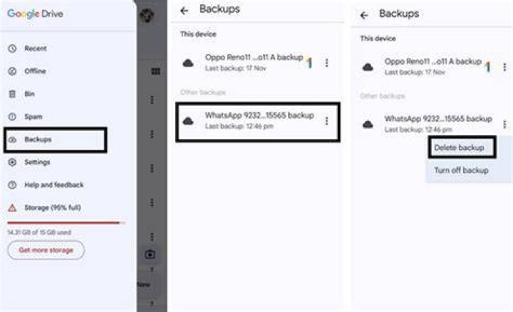 Can I delete WhatsApp backup from Google Drive?