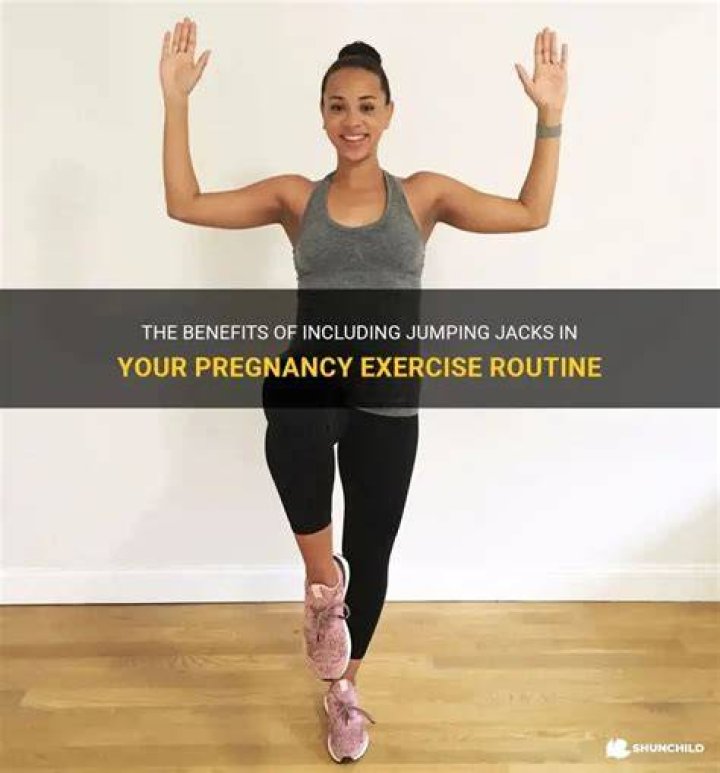 Can I do jumping jacks during pregnancy?