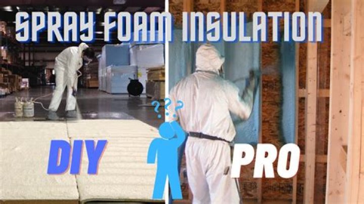 Can I spray foam myself?