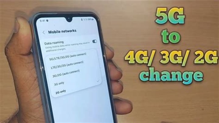 Can I switch my 5G phone to 4G?