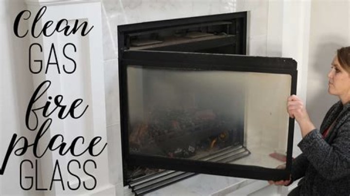 Can I use Windex to clean my fireplace glass?