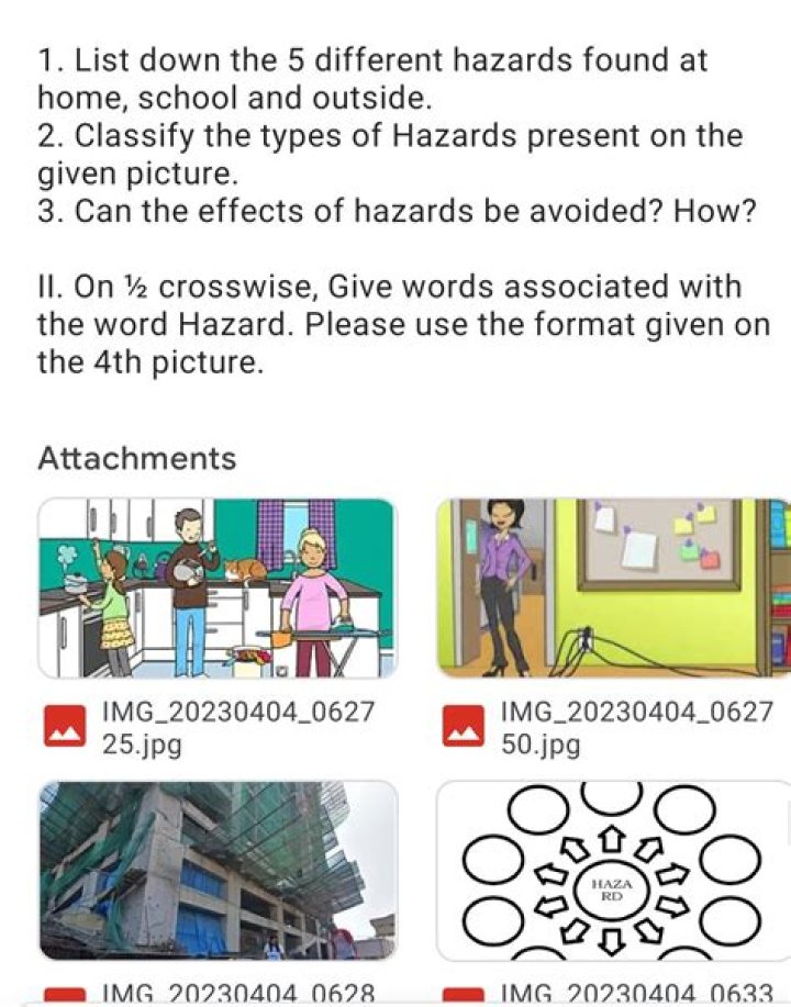 Can the effects of hazards be avoided How?