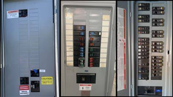 Can you mount a breaker panel upside down?