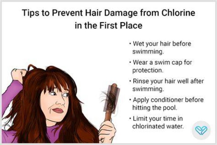 Can you sleep with chlorine in your hair?