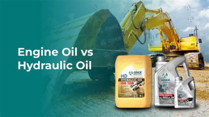 Can you use motor oil as hydraulic fluid?