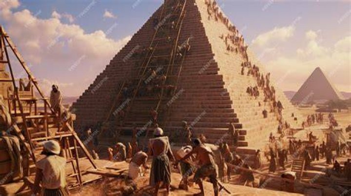 Did slaves build the pyramids?