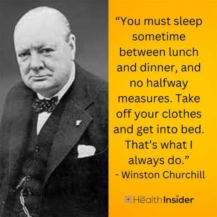 Did Winston Churchill sleep a lot?