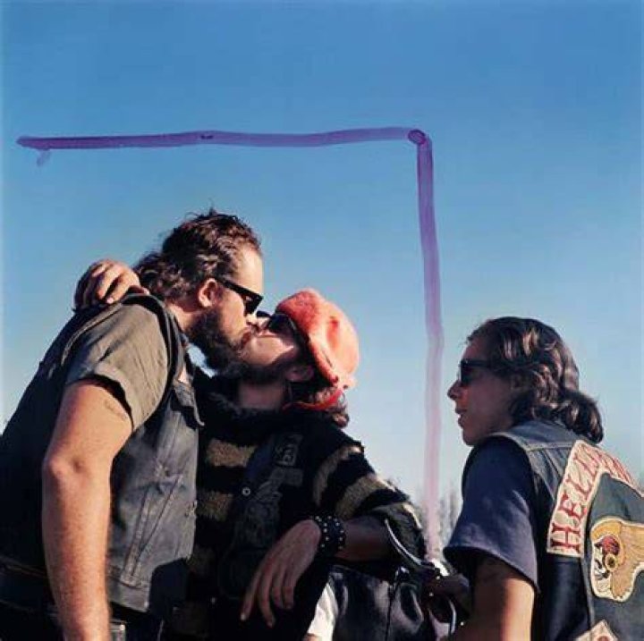 Do Hells Angels kiss each other?