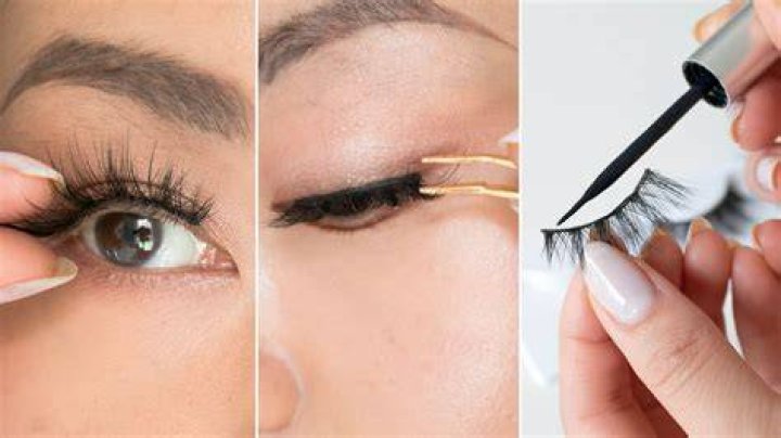 Do you glue false lashes to your eyelid or eyelashes?