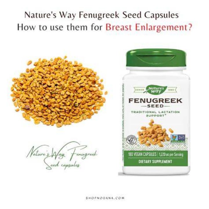 Does fenugreek make your boobs bigger?