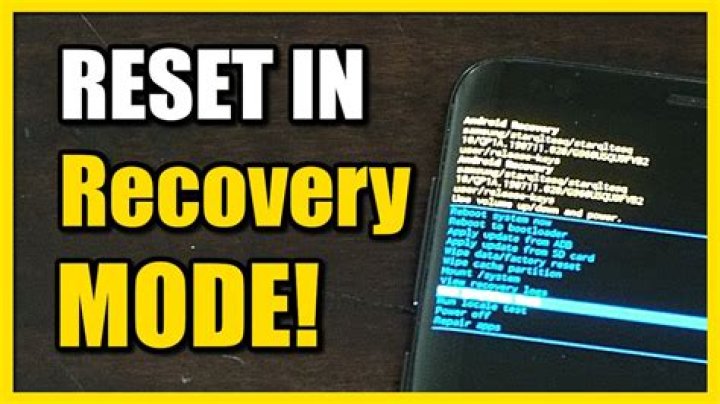 How do I factory reset my Android phone in recovery mode?