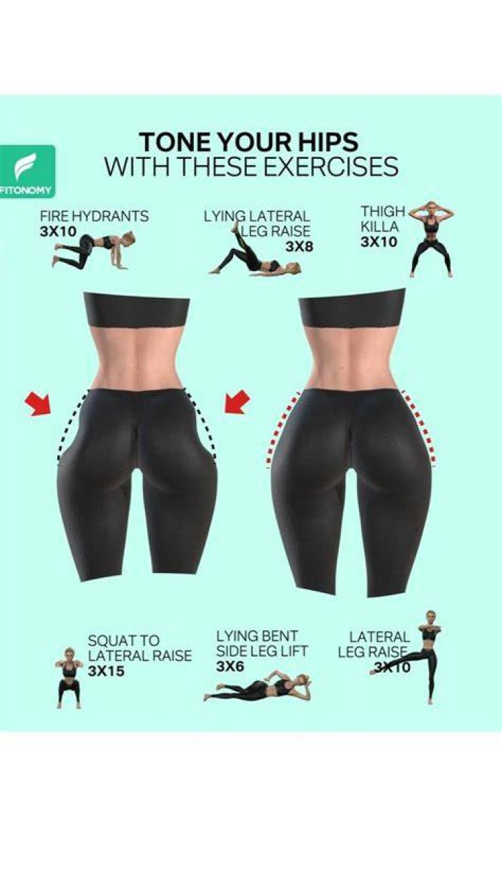 How do I tone my hips and butt?