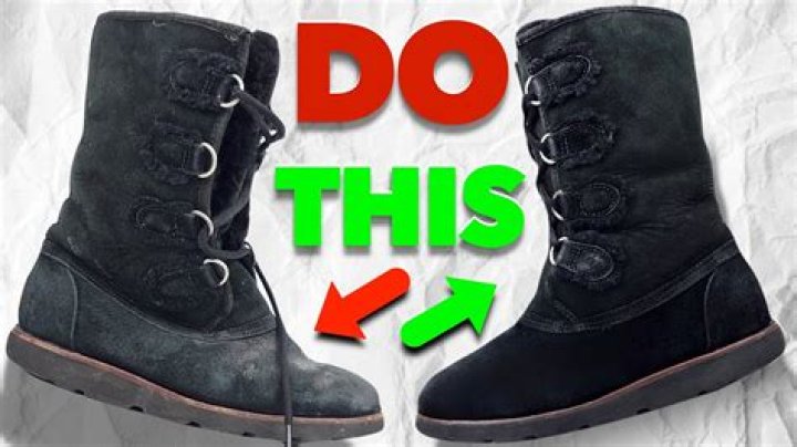 How do you make black Uggs look new?