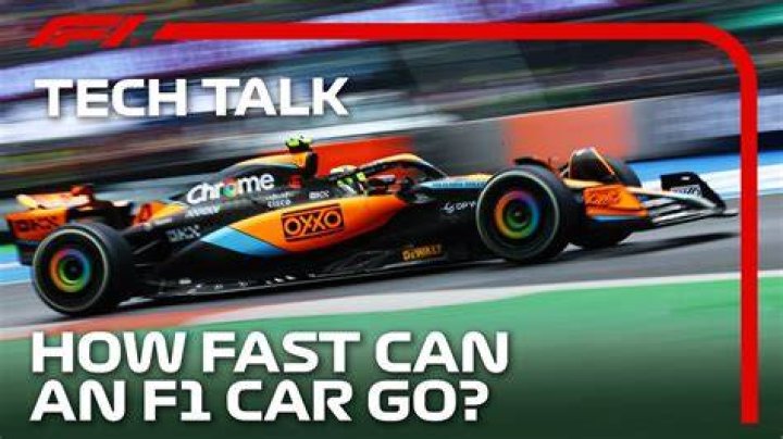 How fast can an F1 car decelerate?