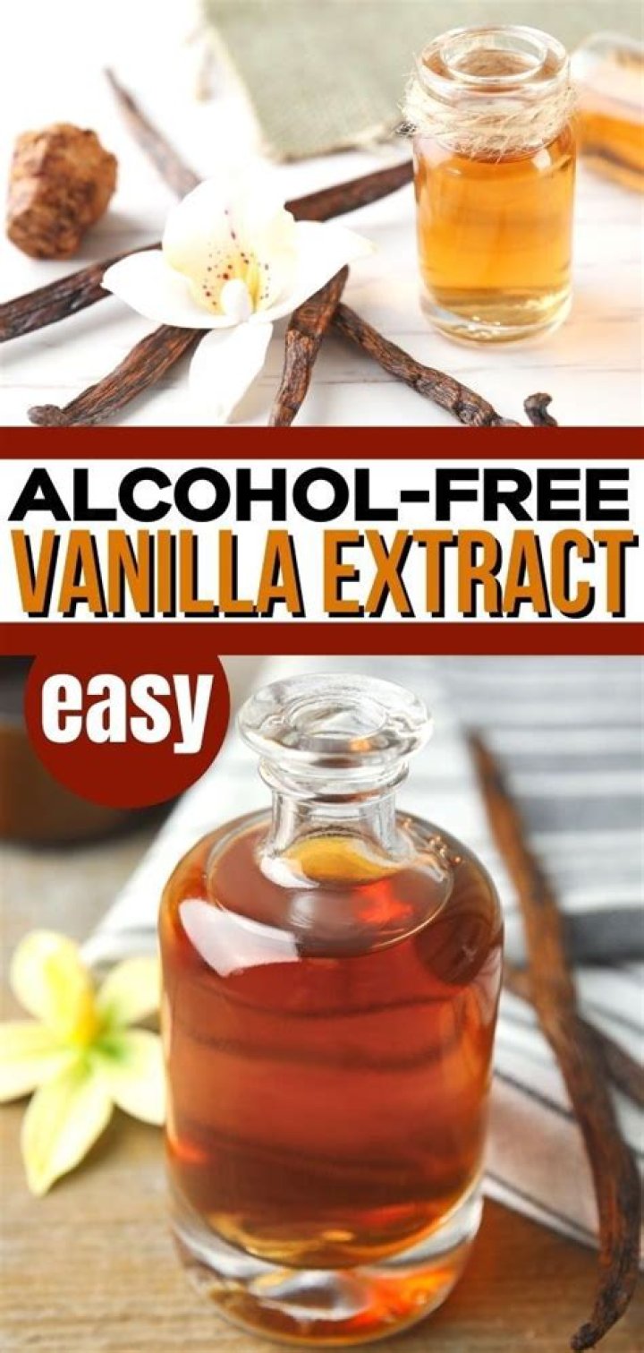 How is alcohol free vanilla made?