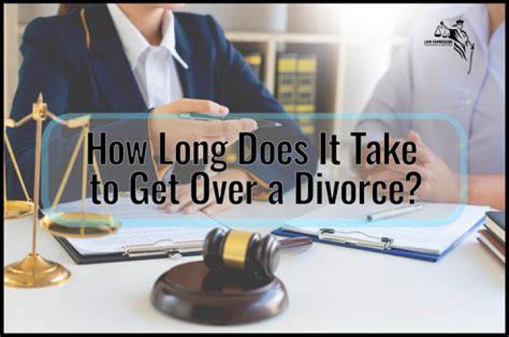 How long does it take a man to get over a divorce?