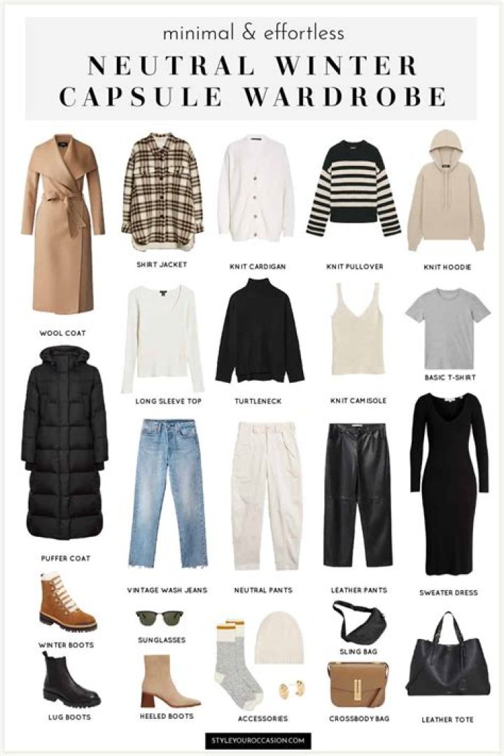 How many outfits should a minimalist?