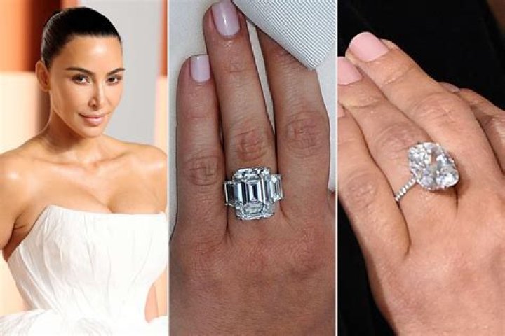 How much was Kim Kardashian's engagement ring?