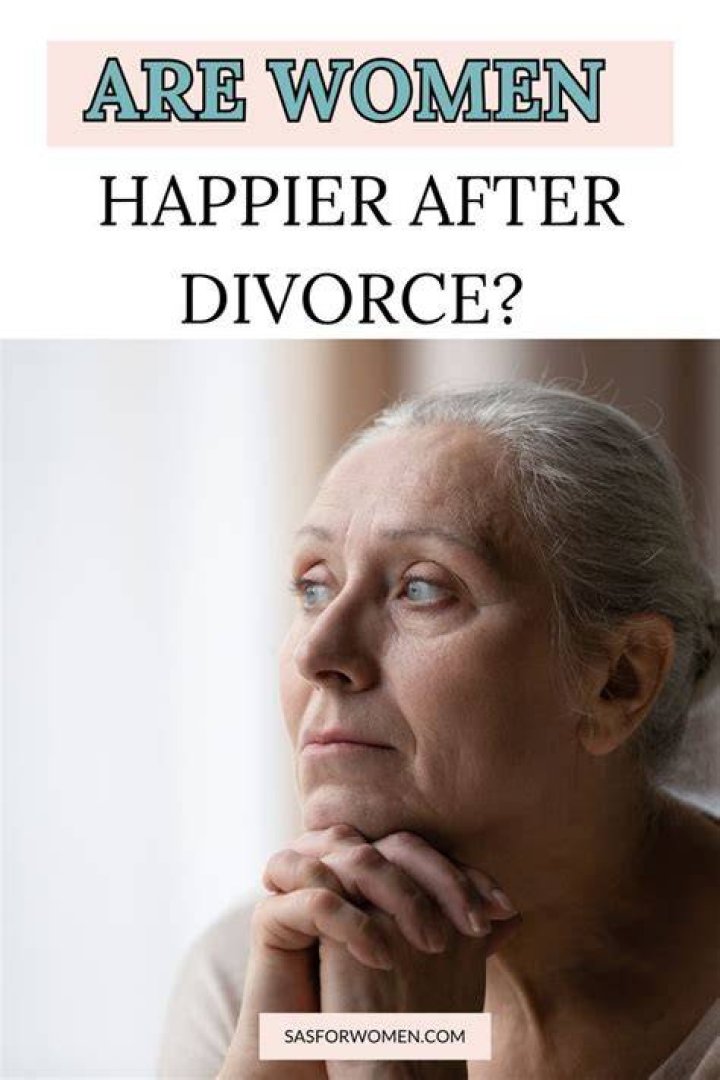 Is anyone happier after divorce?