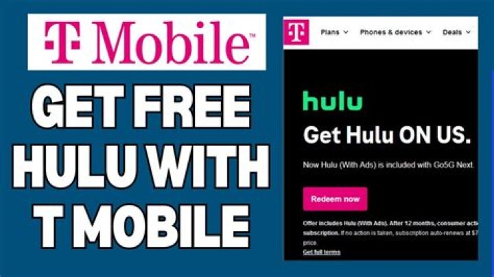 Is Hulu free with T-Mobile?