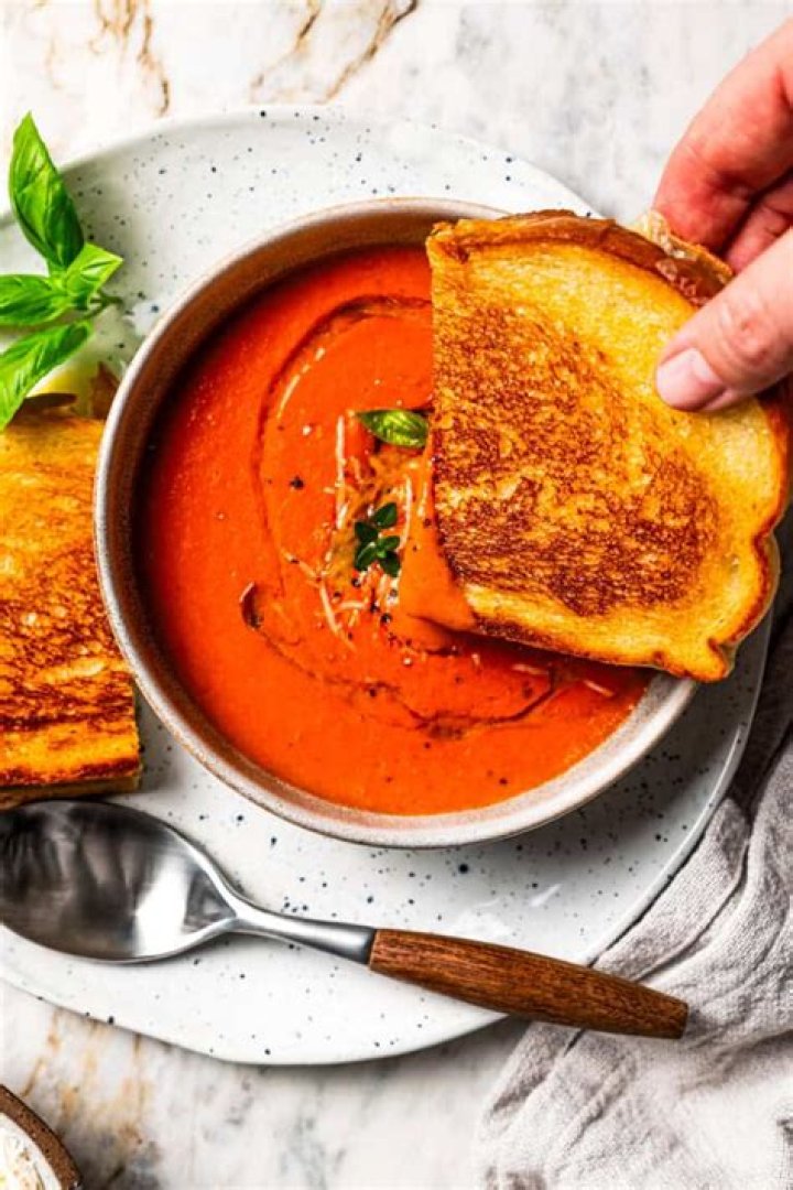 Is tomato soup and grilled cheese good for you?
