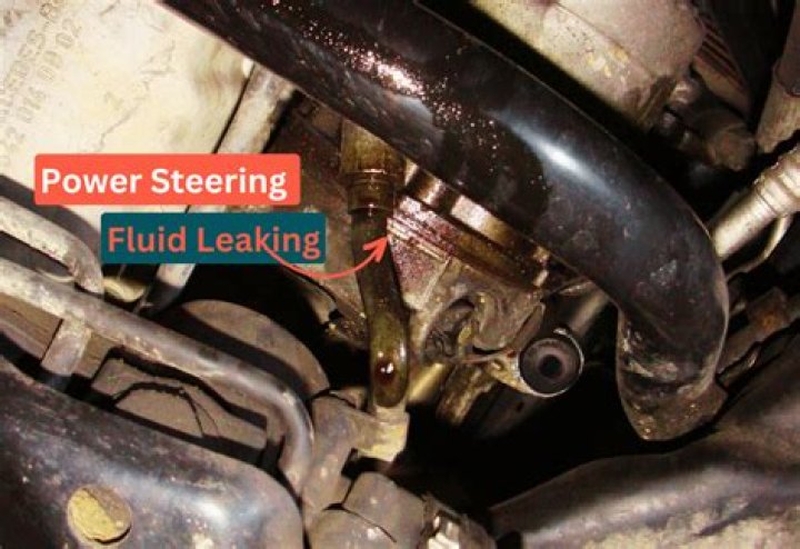 What causes power steering hose burst?