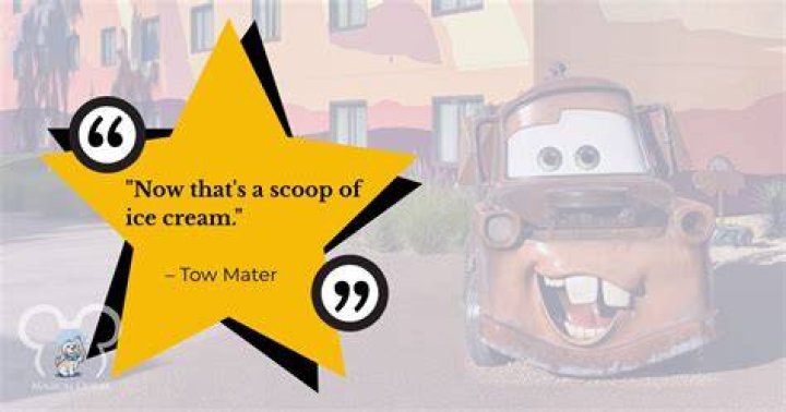 What did mater say about dents?