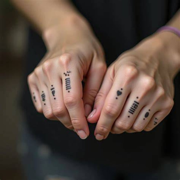 What do dots mean in tattoos?