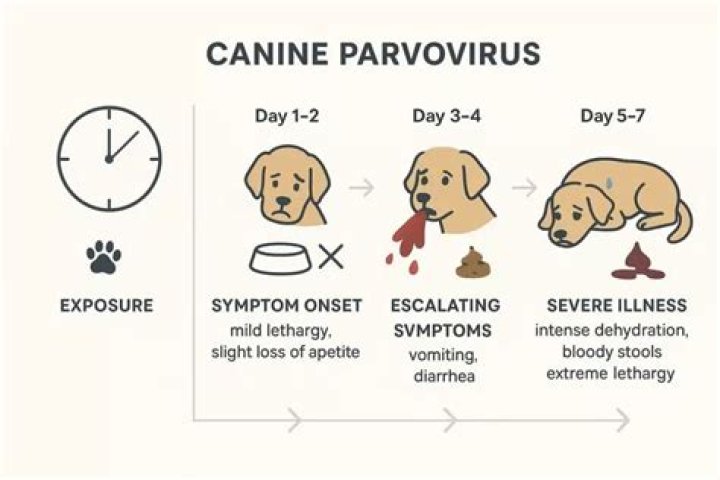 What does parvo poop look like?