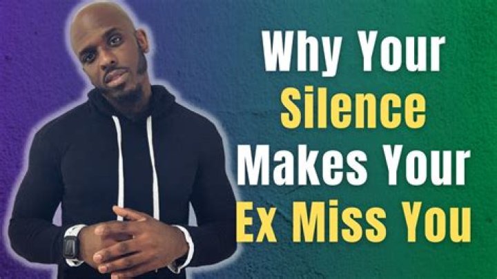 What does silence do to your ex?