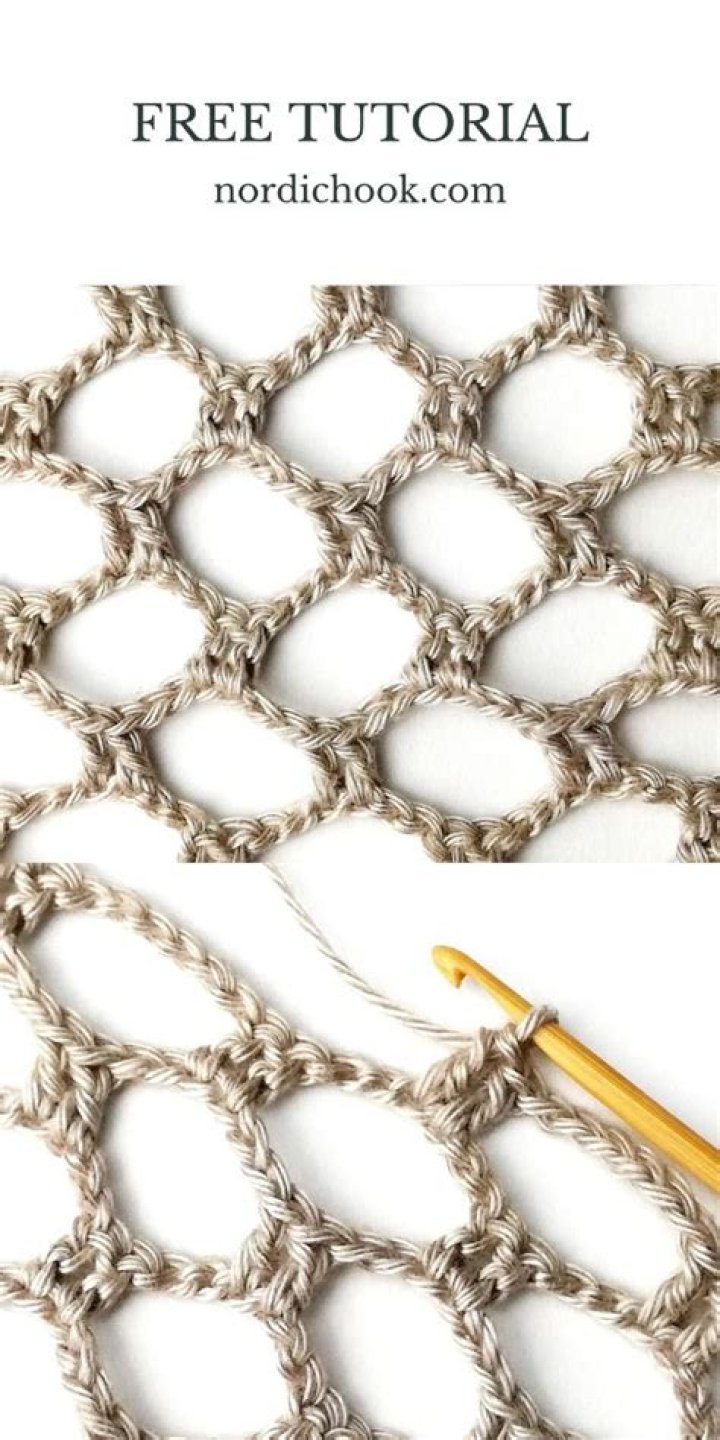 What is a netting stitch?