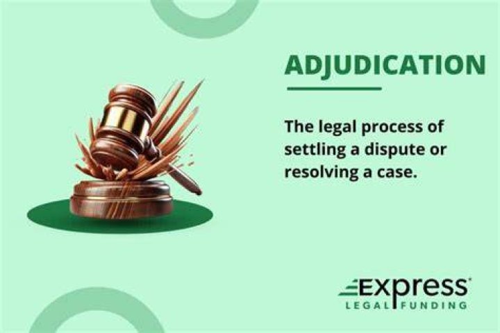 What is adjudication in administrative law?