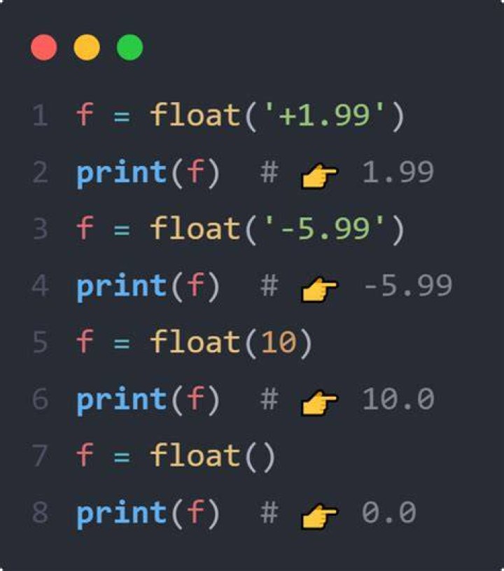 What is float and floor in Python?