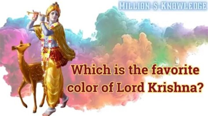 What is Krishna's Favourite colour?