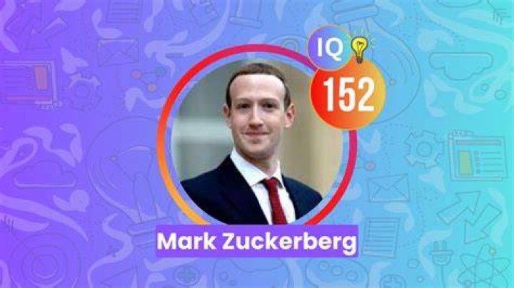What is Mark Zuckerberg IQ level?