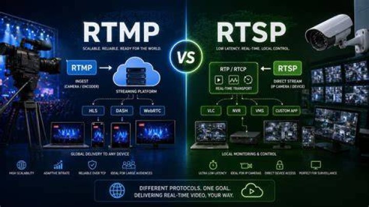 What is the difference between RTMP and RTSP?