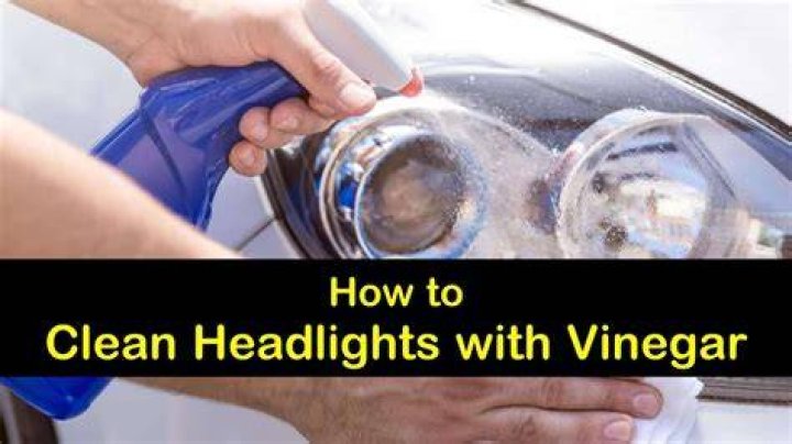 What is the easiest way to clean headlights?