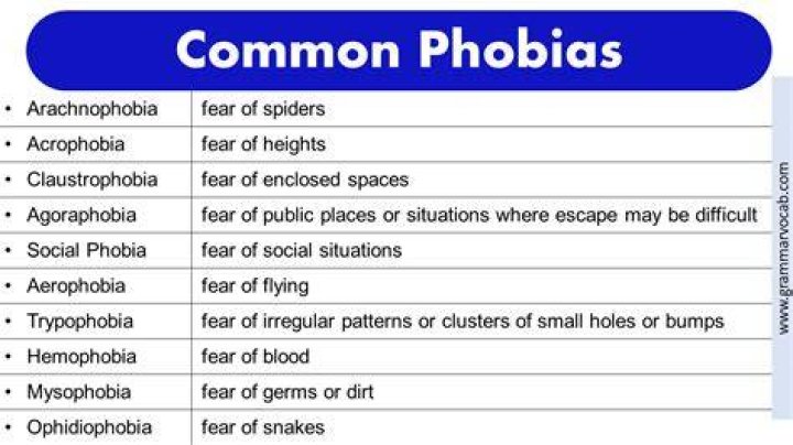 What is the most uncommon phobia?