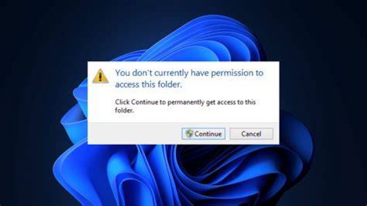 What is you don't have permission to access?