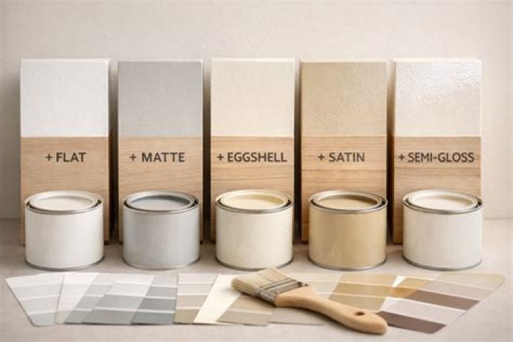 What looks better flat or eggshell paint?