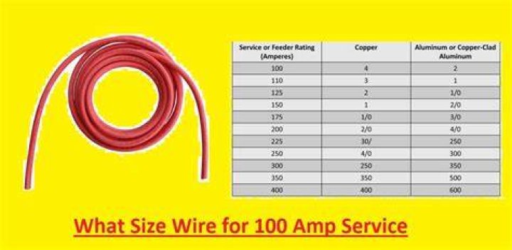 What wire size do I need to go 100 feet for a 100 amp service to a workshop?