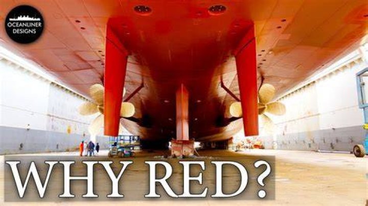 Why are Navy ships painted red?