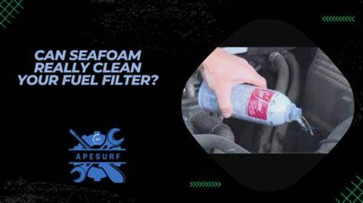 Will seafoam clean a fuel filter?